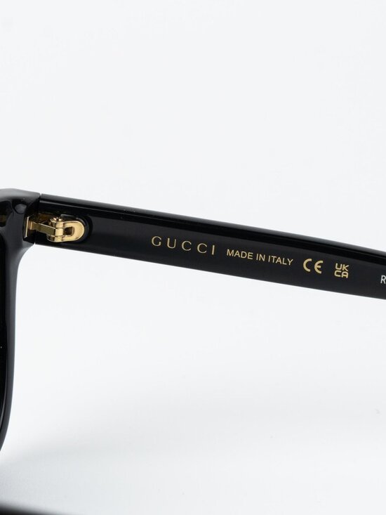 Gucci Women Sunglasses Black Grey Square GG1984SK 001 NEW AUTHENTIC main image 4